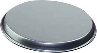 Nonstick Carbon Steel Pizza Baking Tray Round Pan for Uniform Heating Corrosion Resistant Easy to Clean Bakeware for Home Kitchen and Party Use