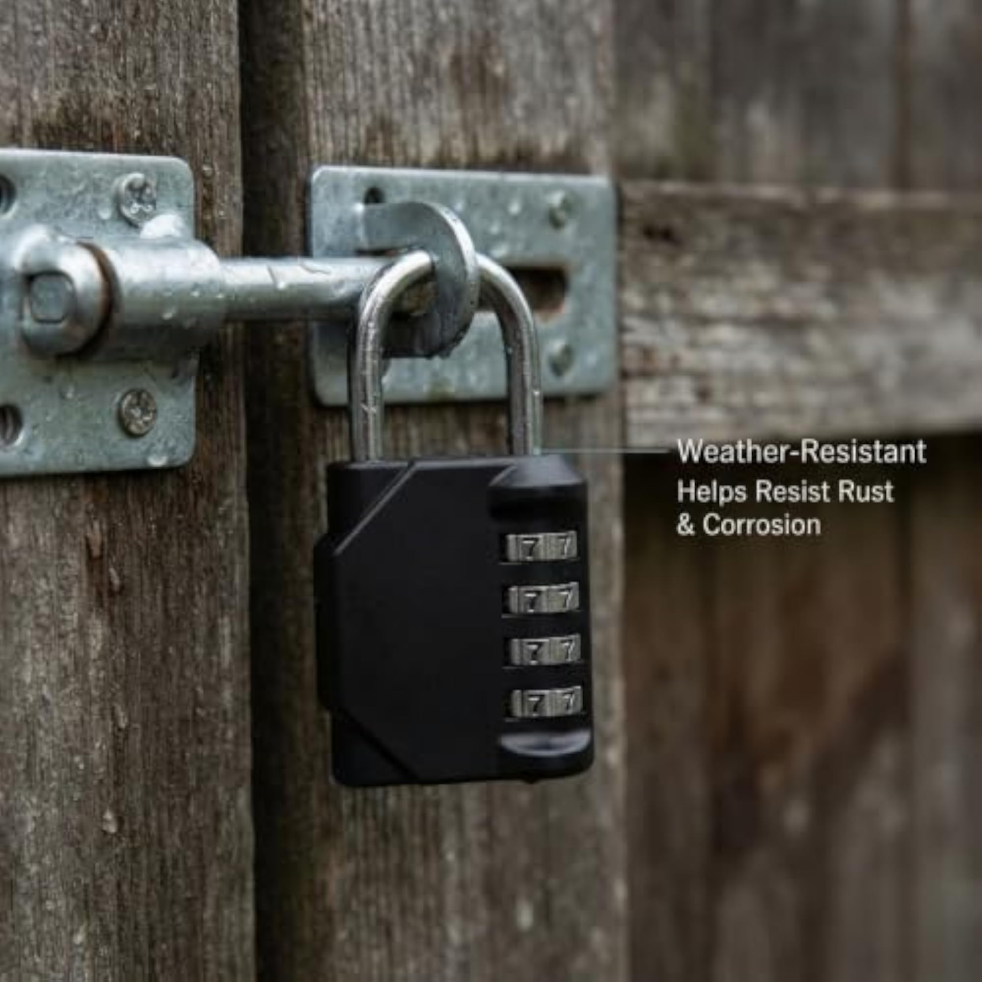 4 Digit Anti-Theft Combination Padlock