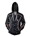 Produktbild NBTOP Kapuzenpullover Avengers 3 Tony Stark Zipper Hoodie 3D Gedrucktes Sweatshirt L Schwarz
