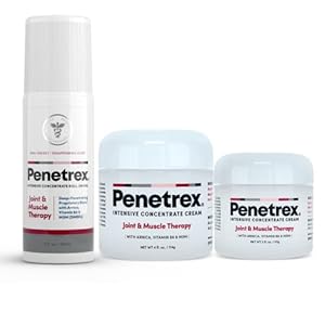 Penetrex Joint & Muscle Therapy Trio – Soothing Relief for Back, Neck, Hands, Feet & Nerves – Maximum Strength Premium Whole Body Recovery Rub with Arnica, Vitamin B6 MSM & Boswellia – 2oz, 3oz, 4oz