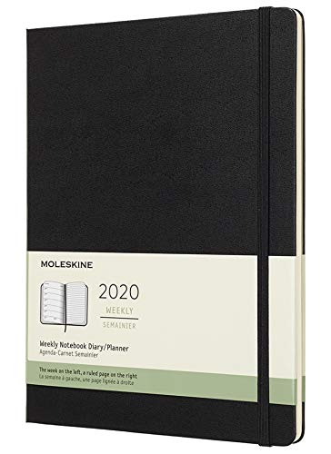 (modello precedente) - Moleskine 12 Mesi, anno 2020 Agenda Settimanale,