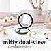 dearcloud Miffy Hi-Def Duo Compact Mirror - Travel-Friendly, Dual Magnification
