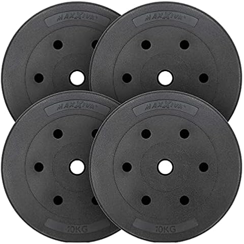 MAXXIVA Hantelscheiben-Set Zement 4 x 10 kg Ersatzgewichte Cover