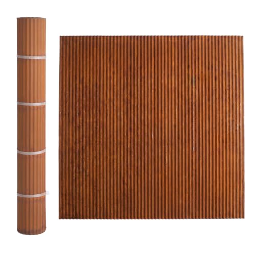 LEIFIDE 36 Inch x 10 Ft Rustic Corrugated Metal Wainscoting Roll, Antique Finished Real Steel Corrugated Metal Sheets Wall Panels for Accent Walls Bar Fronts Industrial Farmhouse DIY Home Decor