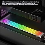 Zestaw Przedłużacza Zasilania RGB - Kabel Zasilający Płyty Głównej ARGB, 24-pinowy Kabel ATX Zsynchronizowany Kabel Zasilacza 5 V, 3 Piny z miękką silikonową rurką rozproszoną w
