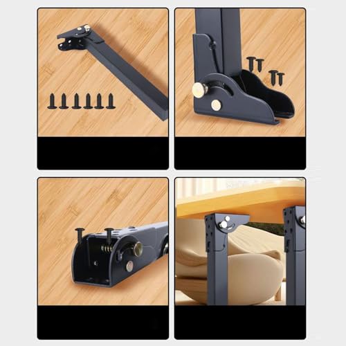Patas de mesa plegables Generisch y repuestos resistentes para muebles de baño 8