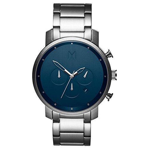 Preisvergleich Produktbild MVMT Herren Chronograph Quarz Uhr mit Edelstahl Armband D-MC01-SBLU