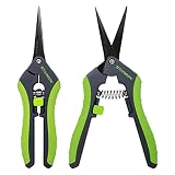 STAYGROW 2pcs 6.5" Pruning Shears for Gardening, Ultra Sharp Garden Scissors for Precise Cuts, Stain