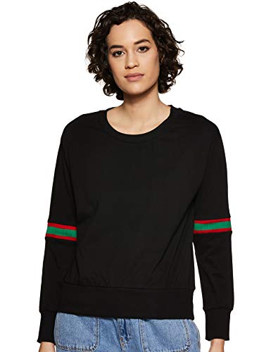 Image of Miss Chase Women's Black Boxy Sweatshirt