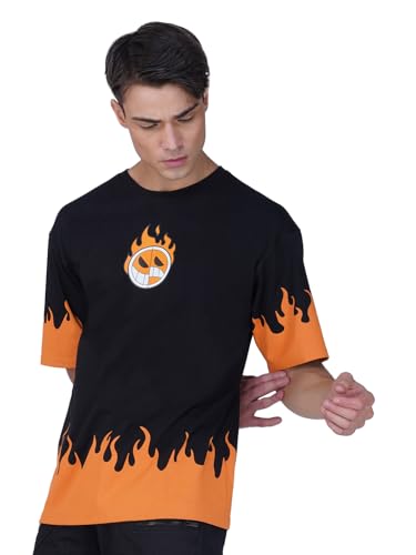 Image of crazymonk One Piece Fire Fist Ace Oversized T-Shirt