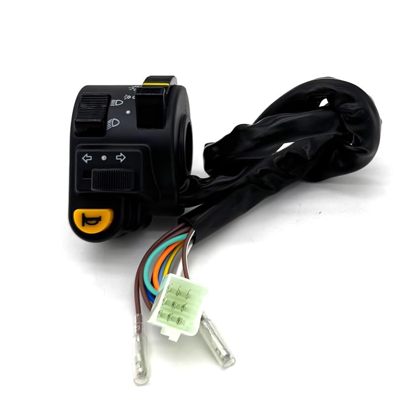 Interruptores de motocicleta para luces, faros y direccionales en manillares de 50-250cc 4