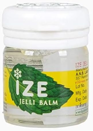 Thai Aromatic Gel IZE Jelli Balm II Inhalation Relieve Dizziness & Insect Bites Travel Size