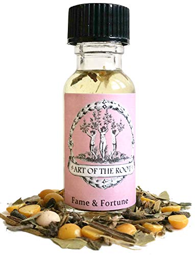 Fame & Fortune Oil | Handmade with Herbs & Essential Oils | Wealth, Money Drawing, Success, & Admiration Rituals| Hoodoo Voodoo Wiccan Pagan