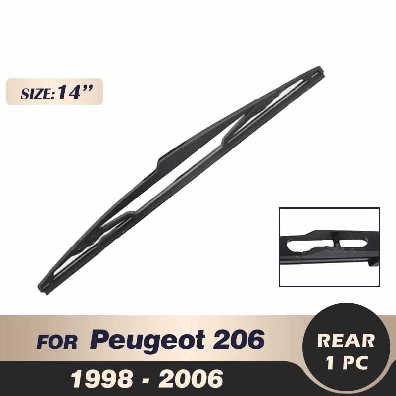 Tylne wycieraczki do Peugeot 206 206 1998-2006 tylne wycieraczki części zamienne do okien gumowych