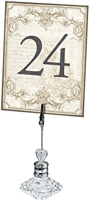 Lillian Rose Gold Wedding Reception Table Number Cards, 4 x 5.25