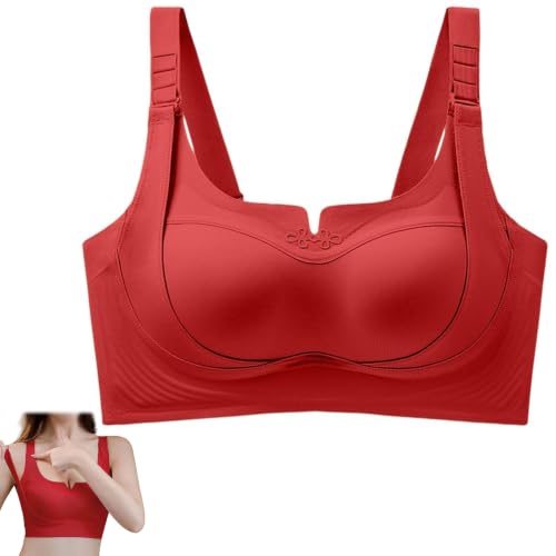 Soutien-gorge sans armatures seniors anti-douleur à couvrance totale