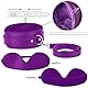 Qoosea 15 Stück SM Sex Bondage Set, BDSM Fesseln Sex Set Sex Spielzeug Anal Plug Butt Plug Set für Anfänger, BDSM Sexspielzeug Erotik Handschellen für Paare Sexspielzeug (Lila)