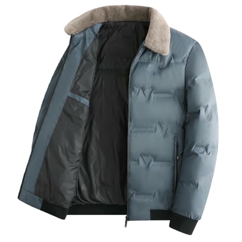 Veste corta matelassée homme contre le froid doudoune épaisse anti-vent