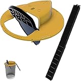 effoo Piège à souris couvercle de seau rabattable pièges à souris, multi-catch, restauration automatique, pièges à souris humains pour intérieur extérieur, haute sensibilité, facile à installer