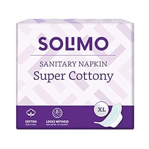 Amazon Brand – Solimo Super Cottony XL, 40s x 1 (Pack of 40 Napkins)