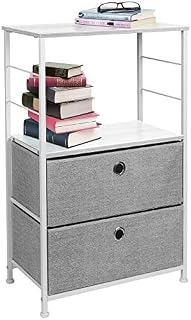 Sorbus Nightstand 2-Drawer Shelf Storage - Bedside Furniture & Accent End Table Chest