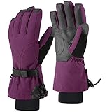 【Verschleißfeste PU-Leder & Verdicktes Schutzdesign】Die Handfläche ist mit rutschfestem PU-Leder ausgestattet, deshalb kann man einen starken und flexiable Griff beim Outdoor-Sport wie Skifahren, Snowboard haben. Und ein verdicktes Schutzdesignauf der Handfläche bietet Ihnen auch eine Polsterfläche , um die Beschädigung der Handfläche während des Trainings zu reduzieren.