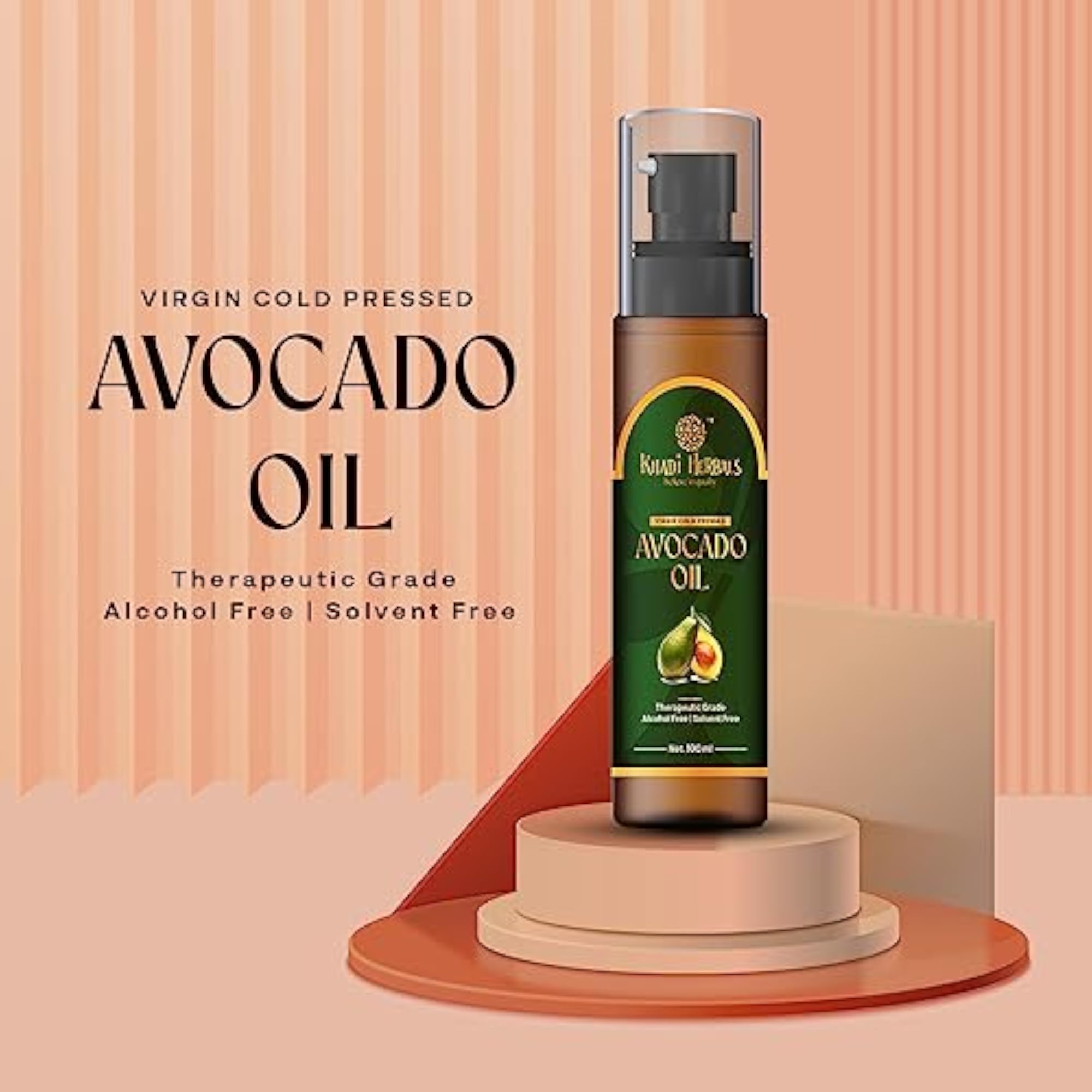 Avocado Oil, 100% Pure & Natural, 30ml