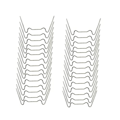 Toyvian 50piezas Clavos De w Estacados Metálicos Para Césped Fijación De Toldos y Carpas Para Jardín y