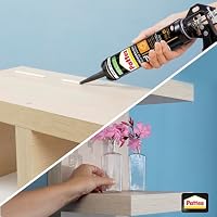 Pattex Montage Universal, vielseitig einsetzbarer Montagekleber für alle Materialien*, Baukleber für innen und außen**, elastischer Universalkleber zum Kleben & Montieren, 1x420g Kartusche – Ansicht 4
