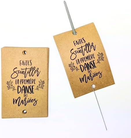 Étiquettes Pour Les Cierges Magiques De Mariage Donna - à Partir De 0.20