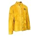 IRONCAT 7005 Heat Resistant Split Cowhide Leather Jacket - XX-Large, Kevlar Thread Stitched Welding Jacket in Golden Yellow. Welding Gears
