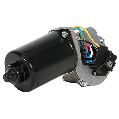 Image of cciyu Front Windshield Wiper Motor Compatible with 1998 For Dodge For B1500 Replace 55155046AD,55155046AE,WPM3009 4 Pin Wiper Motor