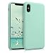 Produktbild kwmobile Hülle kompatibel mit Apple iPhone XS - Handyhülle gummiert - Handy Case in Mintgrün matt