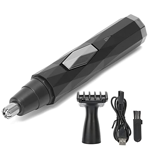 Recortadora de pelo para la nariz, herramienta giratoria, recortadora de pelo para la nariz, recortadora de pelo para la nariz, recargable por USB, cortapelos para la nariz para hombre