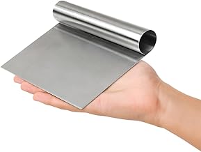 Espátula Raspadora De Inox Multiuso para Cozinha Ideal para Massas Confeitaria Carnes Legumes Queijos e Doces 15cm