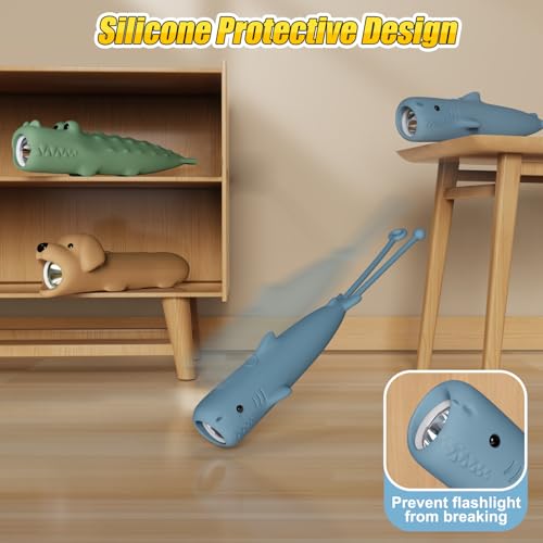 Image of Shark Flashlight, Fun and Easter Shark Flashlight Suitable for Camping and Outdoor Exploration