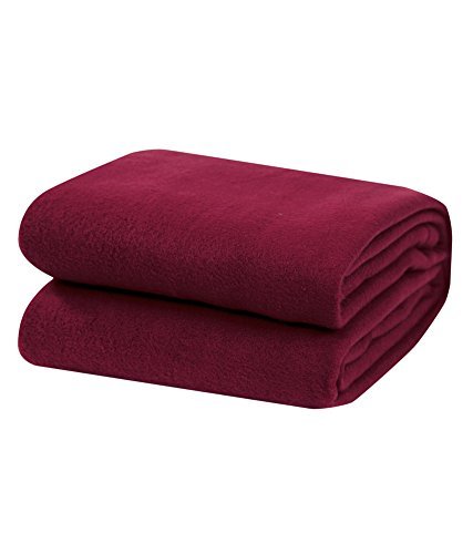 Exporthub Premium Red Polar Fleece Ac Blanket (Size-Single Bed, Red)-image-28
