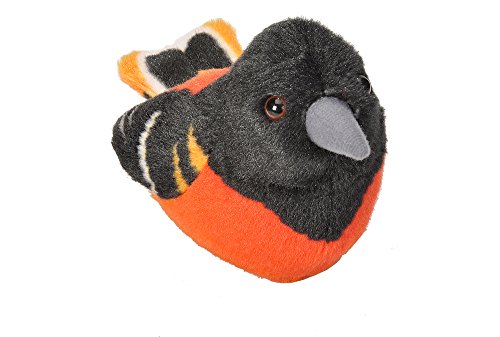 Wild Republic Audubon Birds Baltimore Oriole Plush with Authentic Bird Sound, Stuffed Animal, Bird T - //coolthings.us