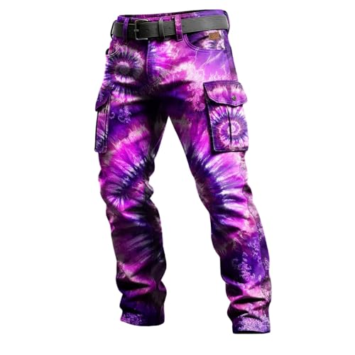 Pantalon homme multipoches blanc élastique pas cher