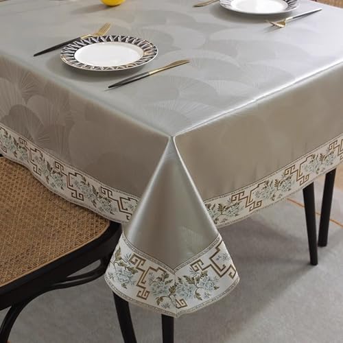 Nappe de table imperméable en cuir PU pour éliminer les taches tenaces - 2