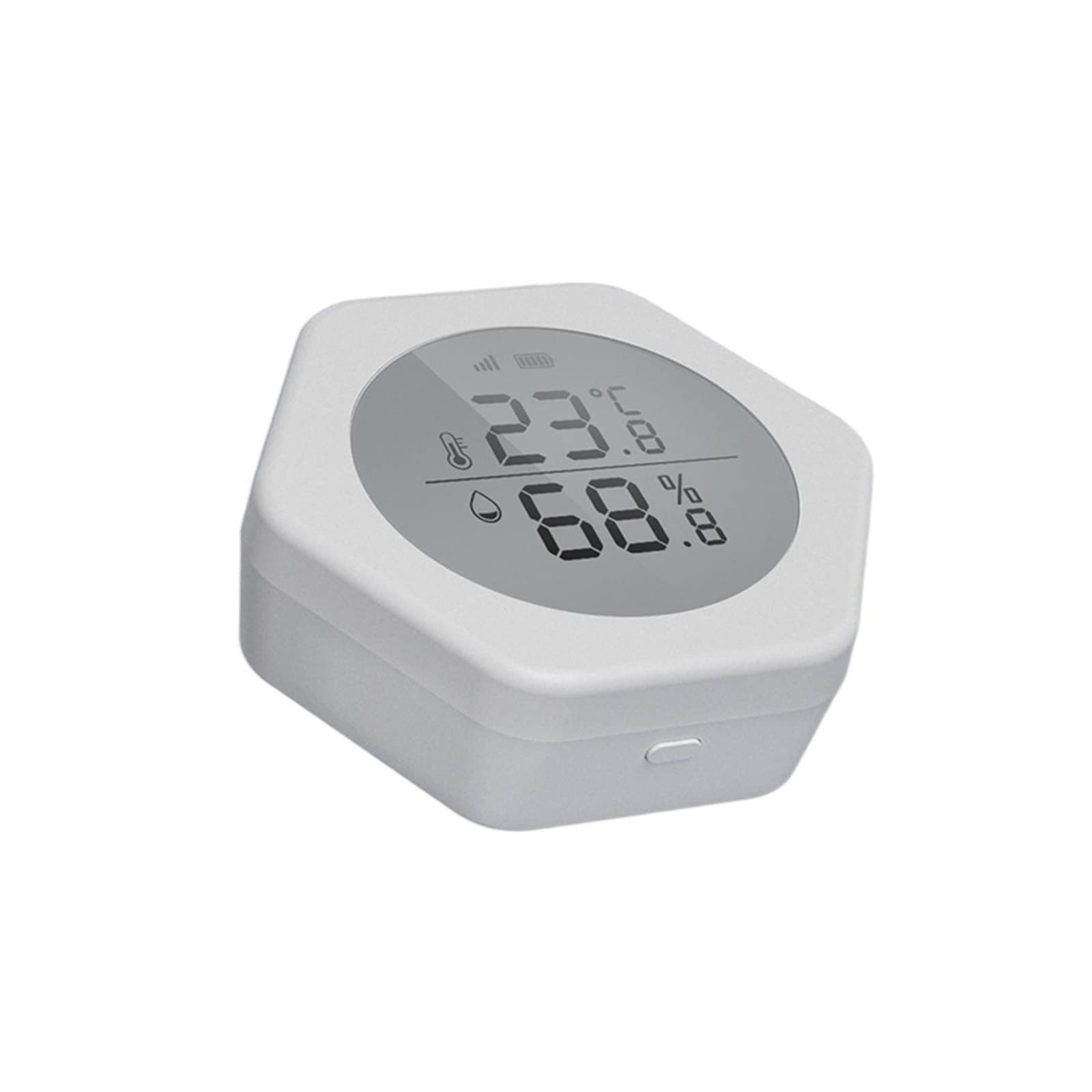 Termómetro Interior higrómetro Digital Tuya Smart Temperatura y Sensor de Humedad Sensor Inteligente Smart Life Aplicación Monitor Remoto inalámbrico Enlace Inteligente inalámbrico con Pantalla LCD
