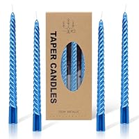 Candele Rosa A Spirale - 4 Pezzi Antigoccia Per Matrimoni E Feste - Foto 6