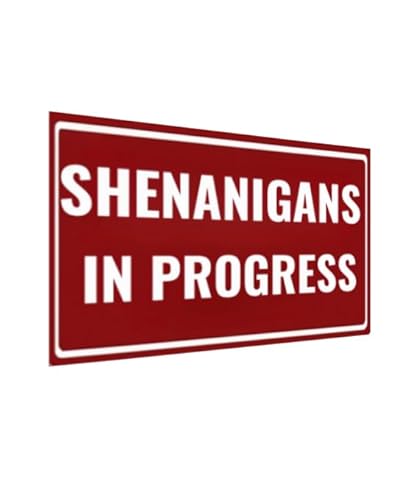 Carastora Funny Vintage Metal Tin Sign - Wall Decor for Bathroom, Kitchen, Bar or Home, Humorous Plaque for Indoor Display, 8x12 Inch