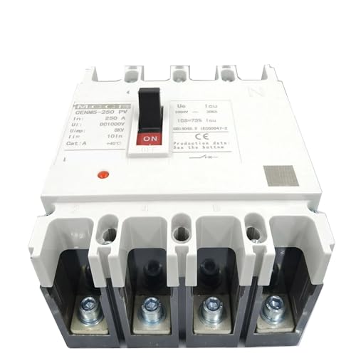 Disjoncteur boîtier moulé 4P 1000V DC 250A pour onduleur et PV