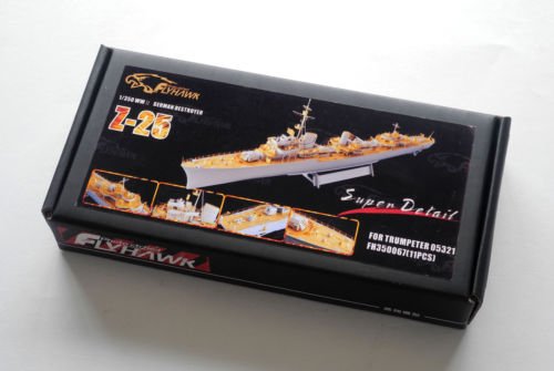 Amazon | フライホーク1/350 独海軍駆逐艦 Z-25用 ディティール