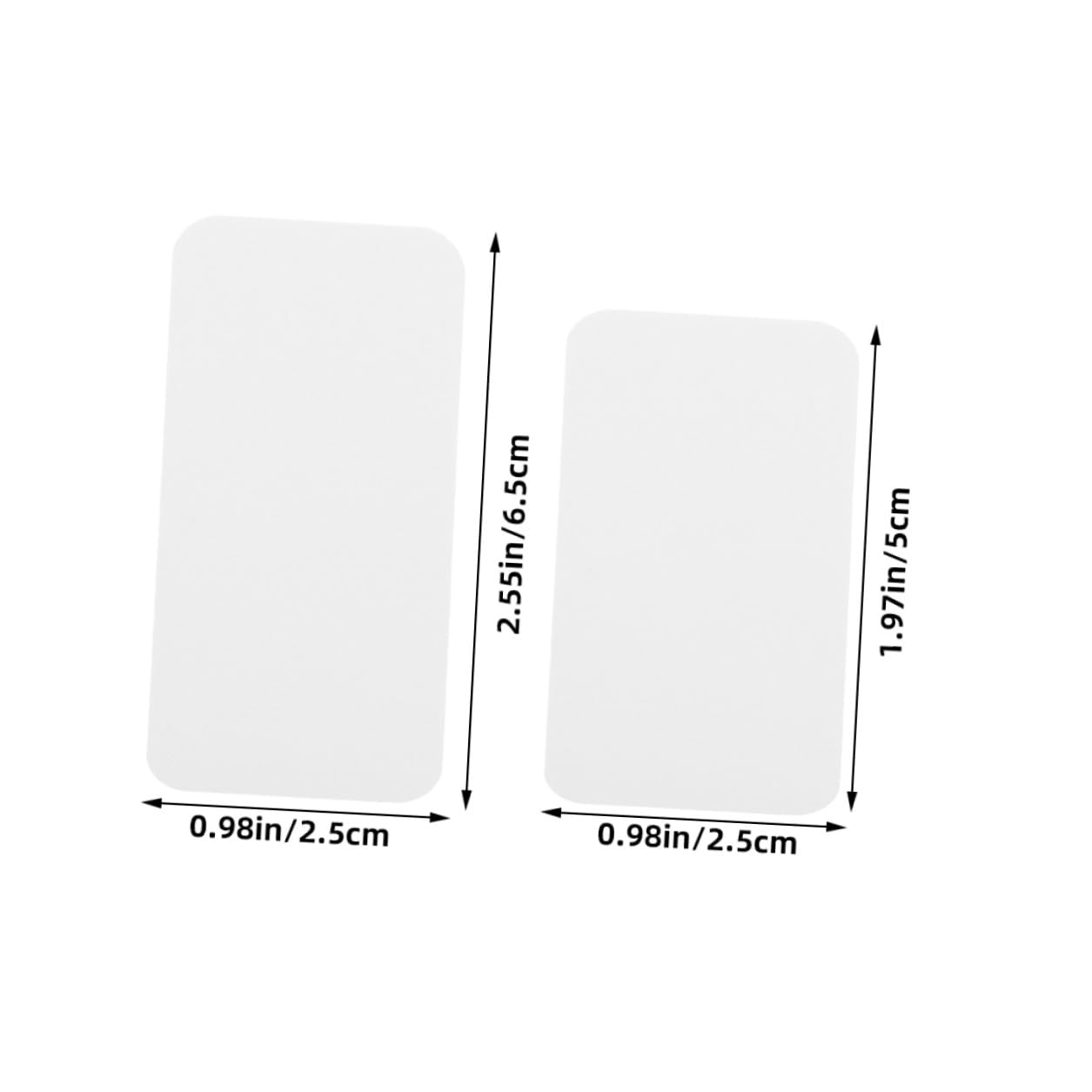 180pcs Insect Experiment Mounting Boards with Rounded Corners, Portable Butterfly Display Mats 50x25mm 65x25mm for Science Lab Specimen Spreading and Bug Collection