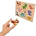 Pikatoyz® Wooden Puzzles for Toddlers 1-3 – Montessori Educational and Learning Toys – Wooden Baby Puzzle for Kids 1 Year and Up – Developmental Toys – Baby Puzzles for Early Learning
