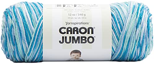 Caron Yarn Jumbo Print BL RSPBRRY, Blue Raspberry