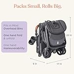 Ergobaby Metro3 Deluxe Kinderwagen Buggy mit Liegefunktion, Baby-Buggy ab Geburt bis 22kg (0-4 Jahre), Einhändig Zusammenklappbar und Autositz Kompatibel, Willow Green