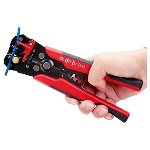 Herramienta de pelacables automática multifunción de YWHWXB con autoajuste y cortador de alambre Cover